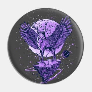 Winged Deer Pin