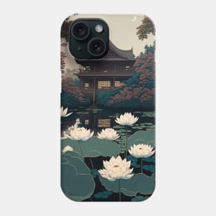 White Lotus Pond Phone Case