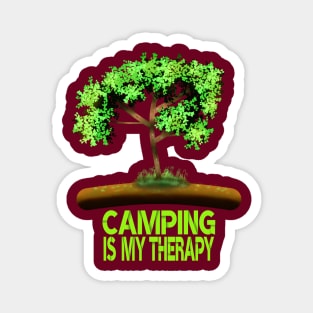 Camping Is My Therapy Magnet