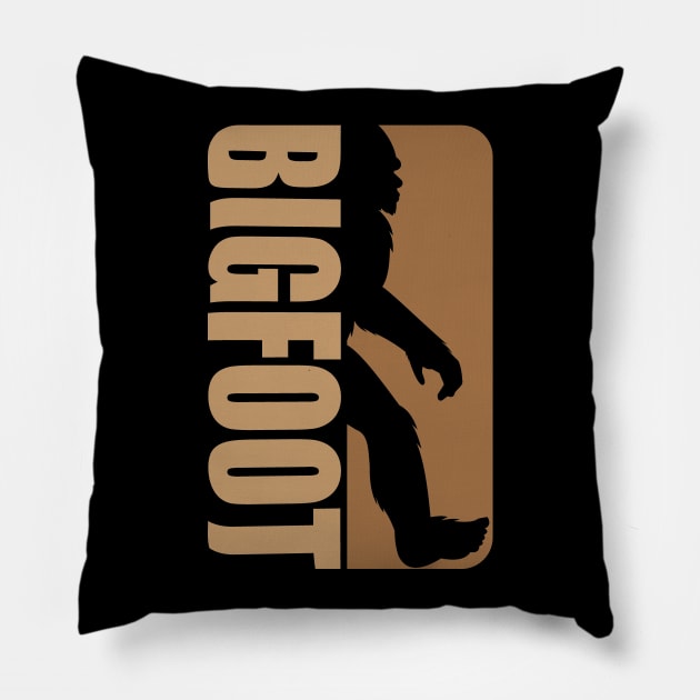 Sasquatch Bigfoot Pillow by Tesszero