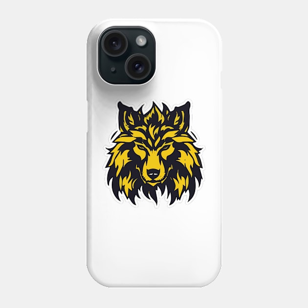 Fenrir the fire wolf Phone Case by MK3