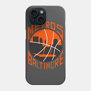 Vintage Baltimore Metros Basketball Phone Case