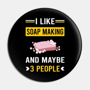 3 People Soap Making Soapmaking Pin