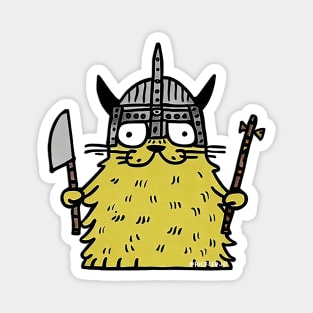 Viking Cat Magnet