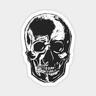 A grey skull Magnet