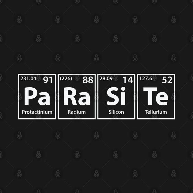 Parasite (Pa-Ra-Si-Te) Periodic Elements Spelling by cerebrands