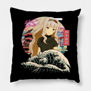 Chihaya Kisaragi's Melodic Passion Tee Pillow