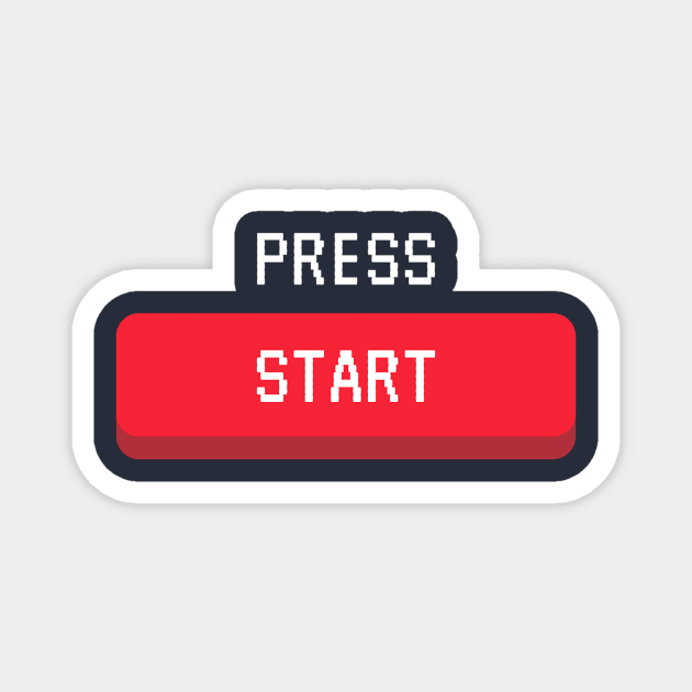 Press Start Magnet by UJ Store