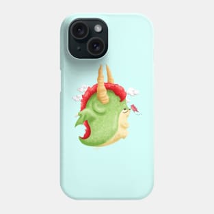 Dragon Got a Kiss From Butterfly Phone Case