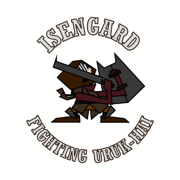 Isengard Fighting Uruk-Hai by IORS