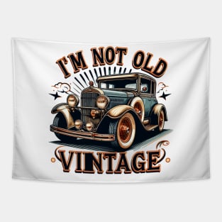 Vintage car Tapestry