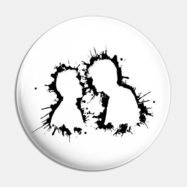 Shadowhunters / The Mortal Instruments - Malec voids and outline splashes (black) - Alec Lightwood and Magnus Bane / Matthew Daddario and Harry Shum Jr Pin by Vane22april