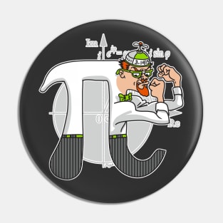 Fighting Pirish Pi Day Symbol Pin