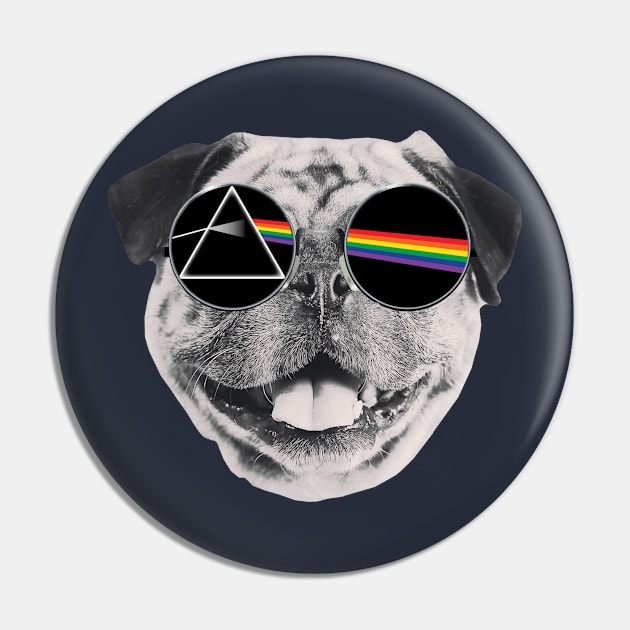 Dark Side Of The Pug Pin by Rebus28