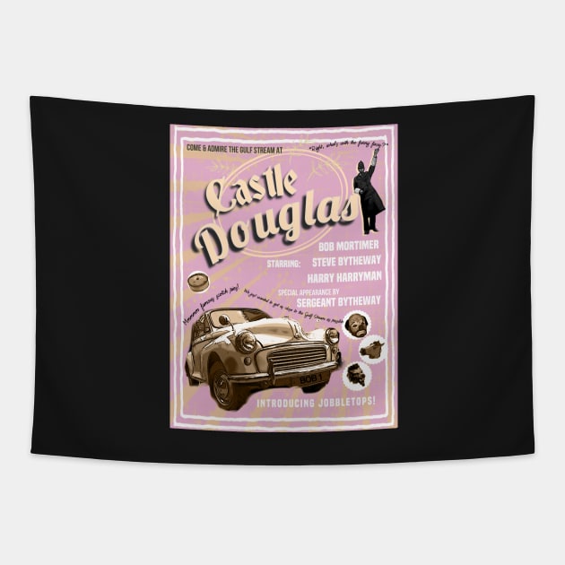 Castle Douglas poster pink Tapestry by Dpe1974