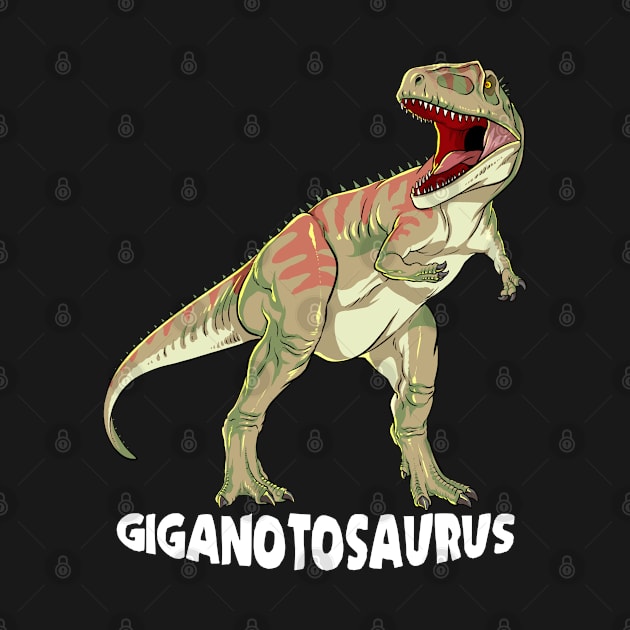 Giganotosaurus Dinosaur Design by Terra Fossil Merch