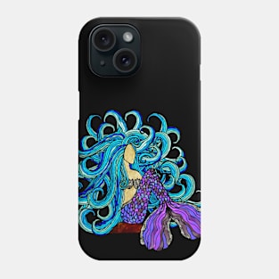 Blue Mermaid Phone Case