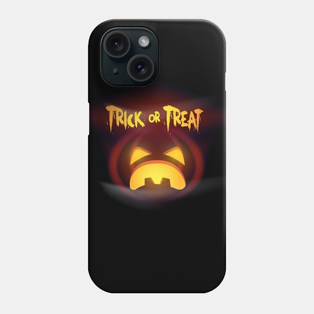 Scary Pumpkin Halloween Phone Case by Dosunets