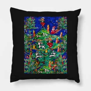 Reindeer Party Pillow