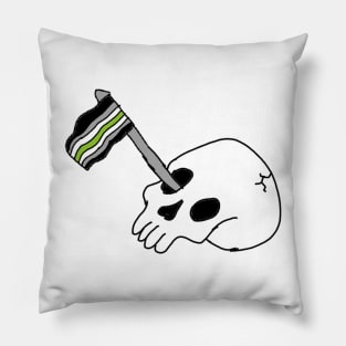 Agender skelly Pillow