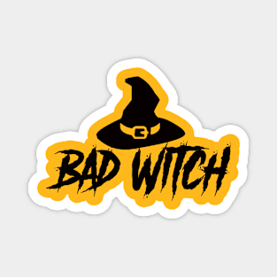 Bad Witch Halloween Shirt Magnet