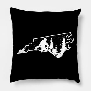 North Carolina Bigfoot Gift Pillow