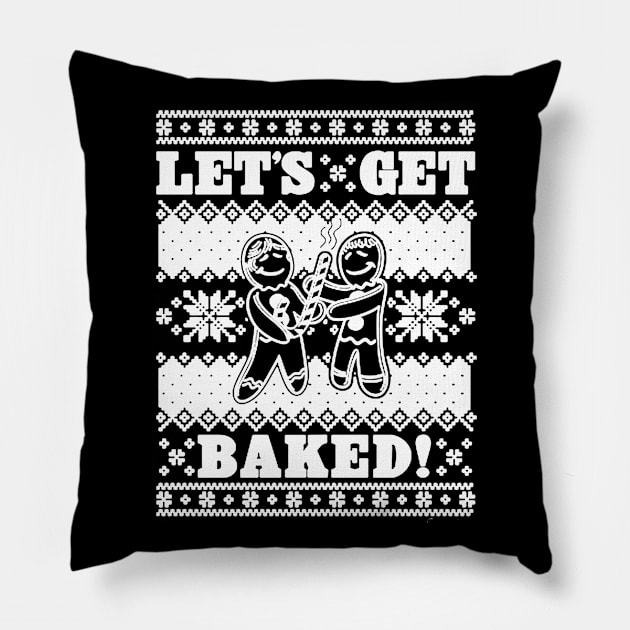 lets get baked Pillow by luckyboystudio