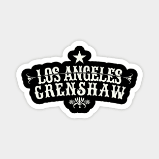 Los Angeles Crenshaw - Crenshaw LA - L.A. Crenshaw Logo Magnet