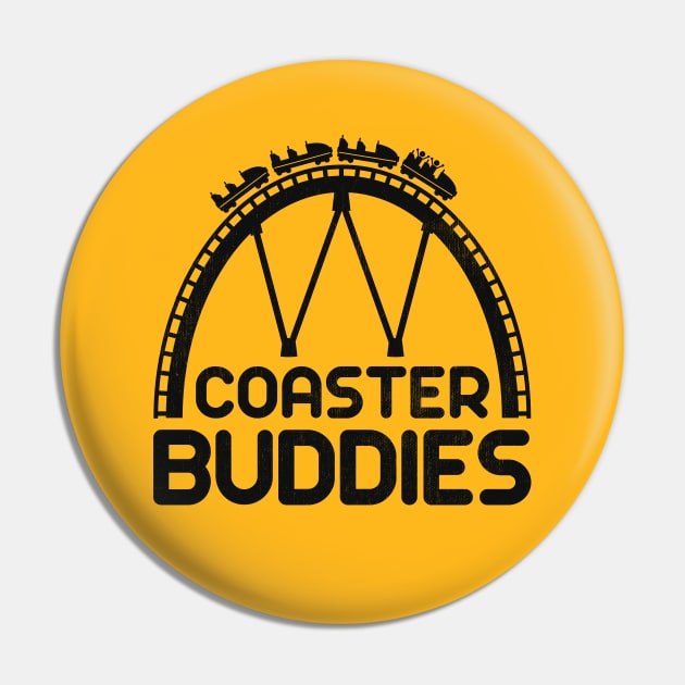 Coaster Buddies (black) Pin by bryankremkau