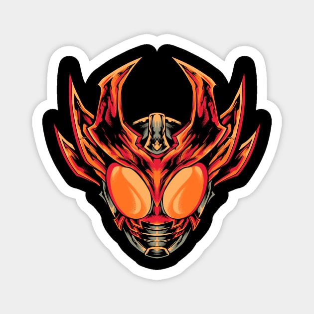 Kamen Rider Agito Shining Form Magnet by midthos