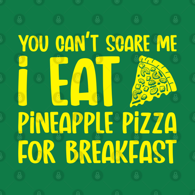 Scared Pineapple Pizza (Mono) by nickbeta