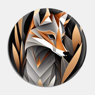 Fox in the Woods Pin