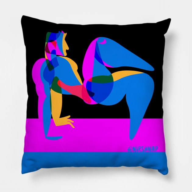 nirshnap acroart Pillow by nirshnap