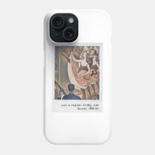 seurat - friday night Phone Case