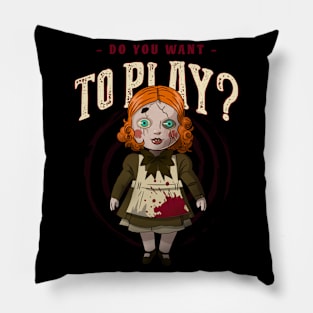 Do you want to play? Pillow