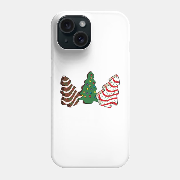 Christmas Tree Snack Cakes Phone Case by Milibella