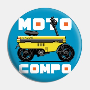 MOTOCOMPO - PAPAYA STREETART Pin