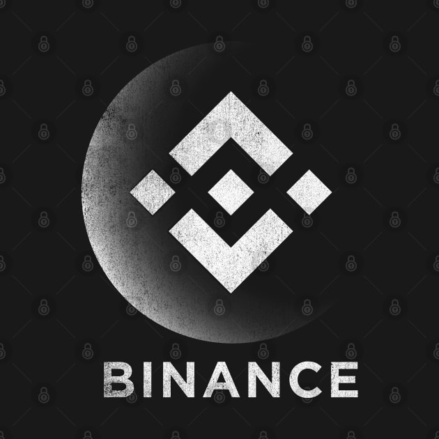 Vintage Binance BNB Coin To The Moon Crypto Token Cryptocurrency Blockchain Wallet Birthday Gift For Men Women Kids by Thingking About