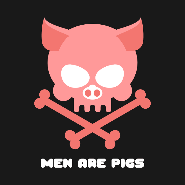 Animal Skull Pig Skull Men Are Pigs Men Are Trash Statement Evil Pig by nathalieaynie