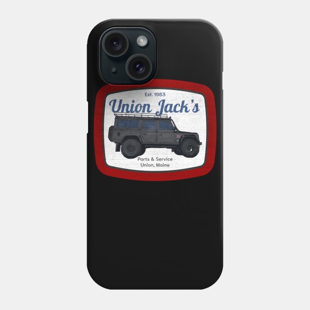 Union Jack's 4x4 - Land Rover Defender 110 Phone Case by NeuLivery