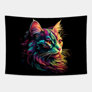 Neon Kitty #18 Tapestry