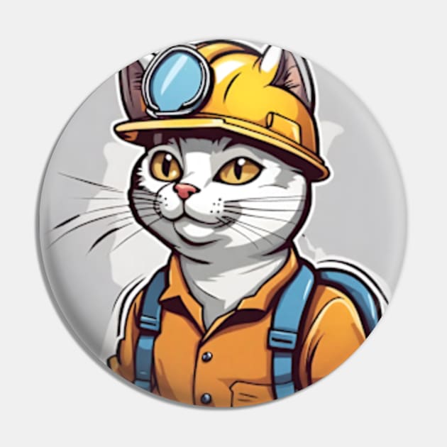 cute portrait of cats with hard hats Pin by cloudviewv2