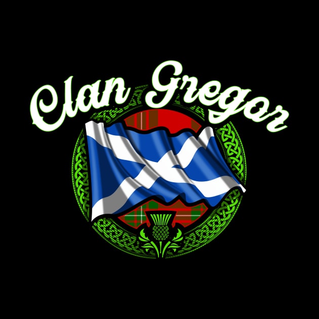 Scottish Flag Clan Gregor by Celtic Folk