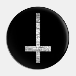 Inverted Cross Grunge Pin