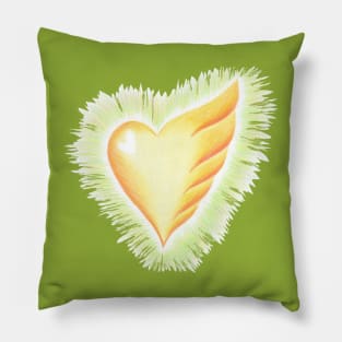 Heart on Fire Pillow