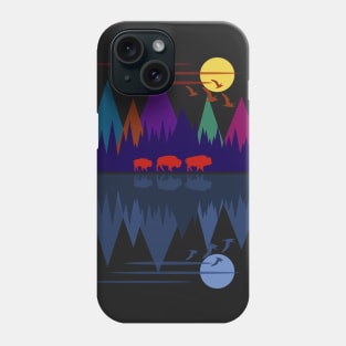 Buffalo Herd #2 Phone Case