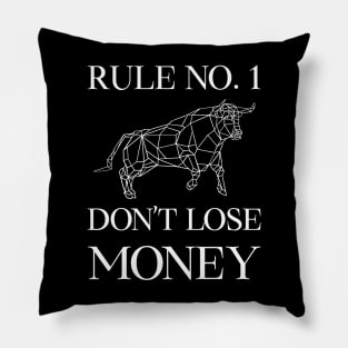 Stock Market Investor Pillow