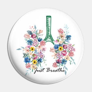 Just Breathe Pin