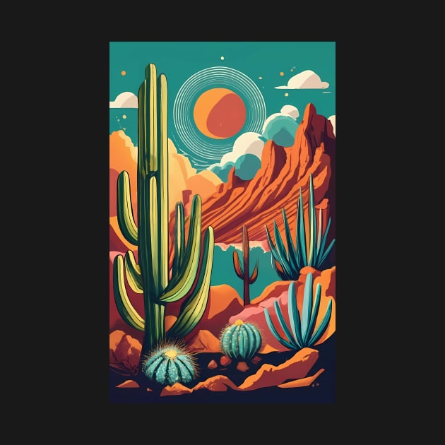 Cactus art by IOANNISSKEVAS