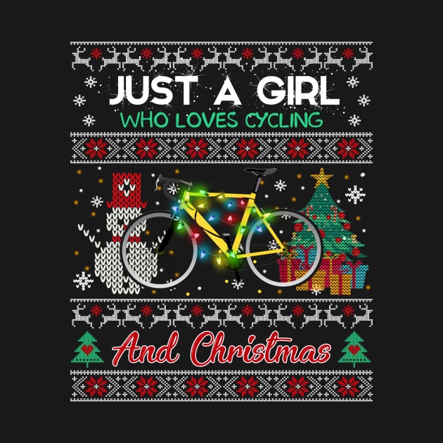 Just a girl who loves cycling and christmas by TeeAaron